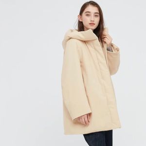 Uniqlo Hybrid Down Coat Ecru